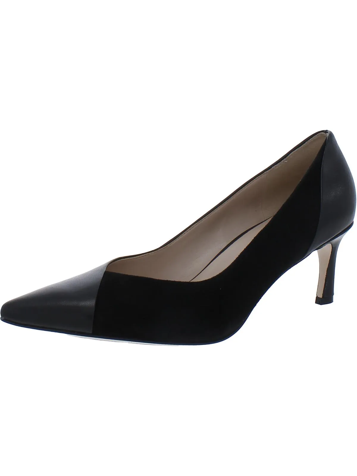 Reformation Womens Leather Pointed Toe Pumps
