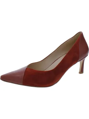 Reformation Womens Leather Pointed Toe Pumps