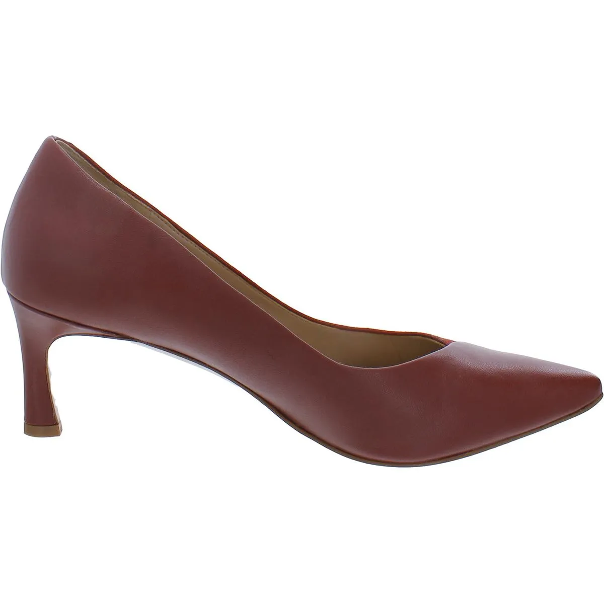 Reformation Womens Leather Pointed Toe Pumps