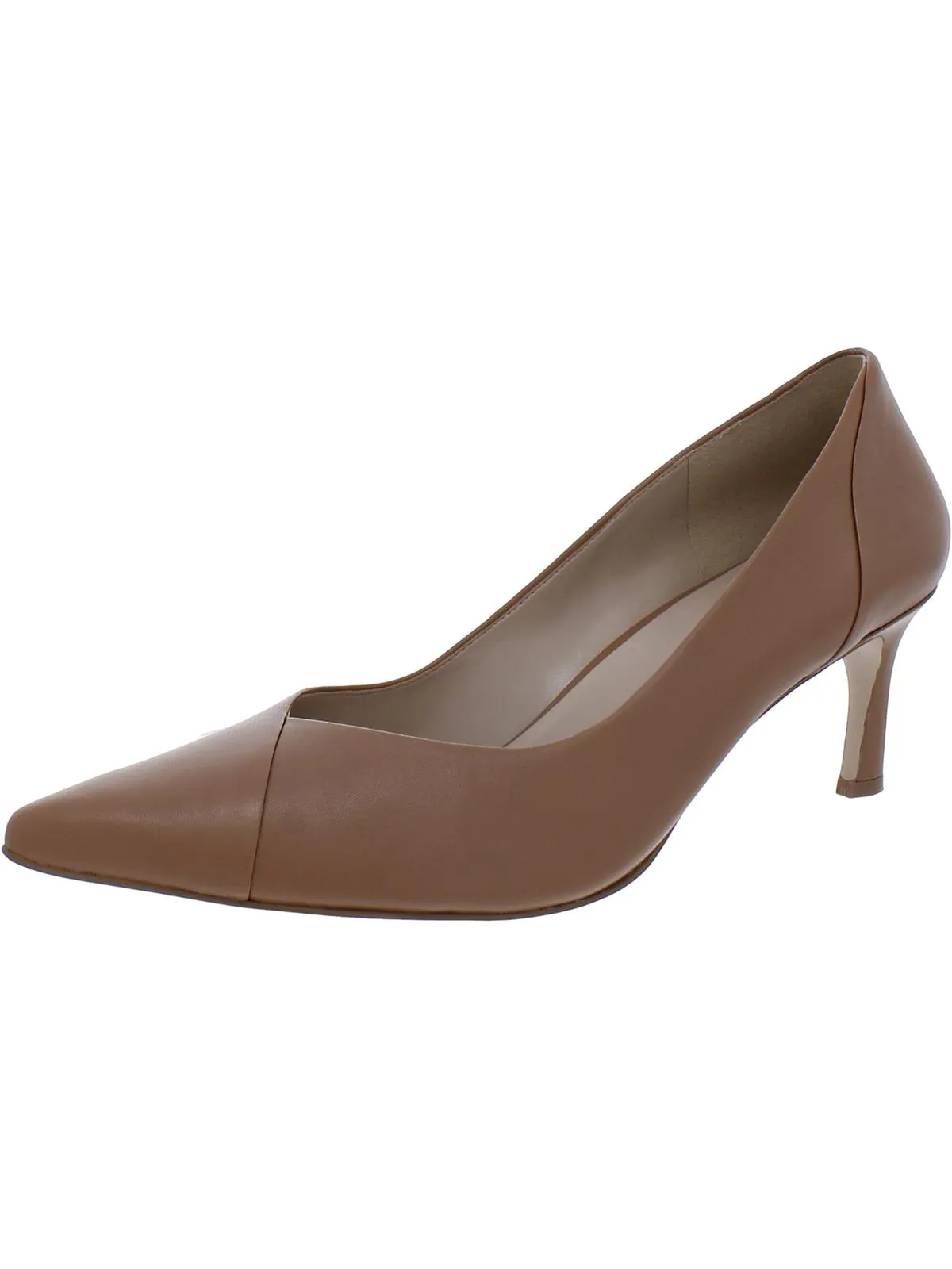 Reformation Womens Leather Pointed Toe Pumps