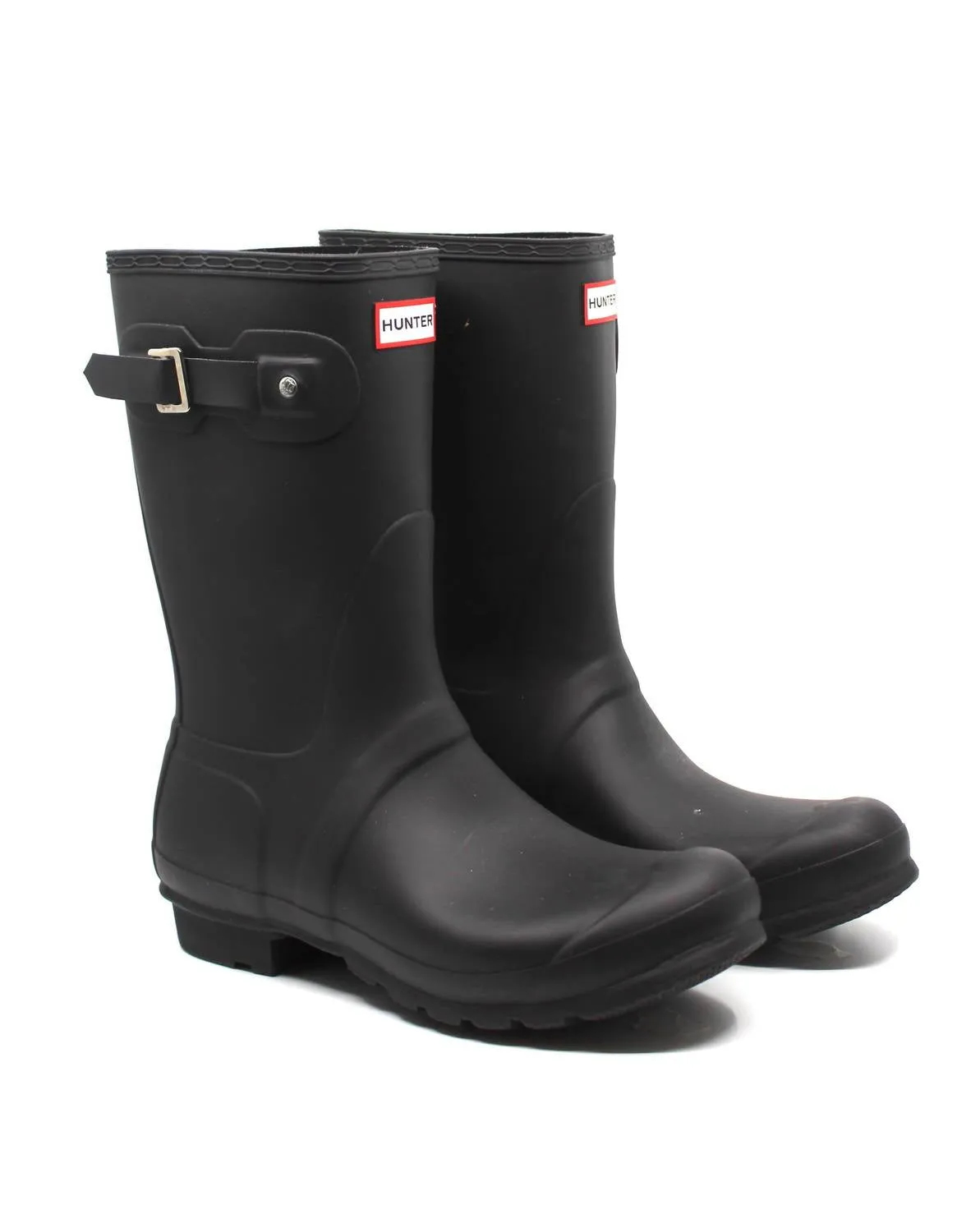 Reformation Women's Original Short Matte Rain Boots In Black