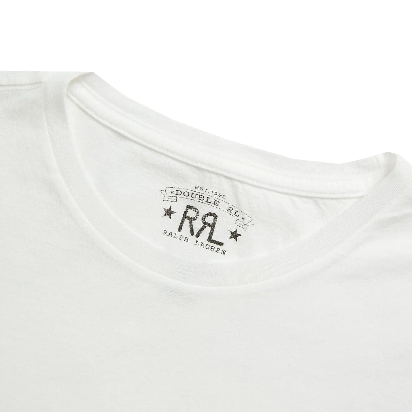 RRL by Ralph Lauren Jersey Crewneck T-Shirt White
