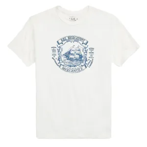 RRL by Ralph Lauren Jersey Graphic T-Shirt Warm White