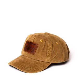 RRL By Ralph Lauren Leather-Patch Corduroy Trucker Cap Tan
