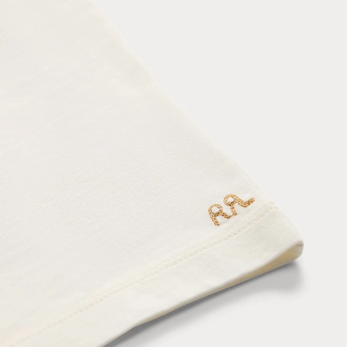 RRL By Ralph Lauren Relaxed Fit Heavyweight Jersey T-Shirt Warm White