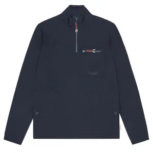 Sealskinz Bunwell Half Zip Funnel Neck Sweater Navy