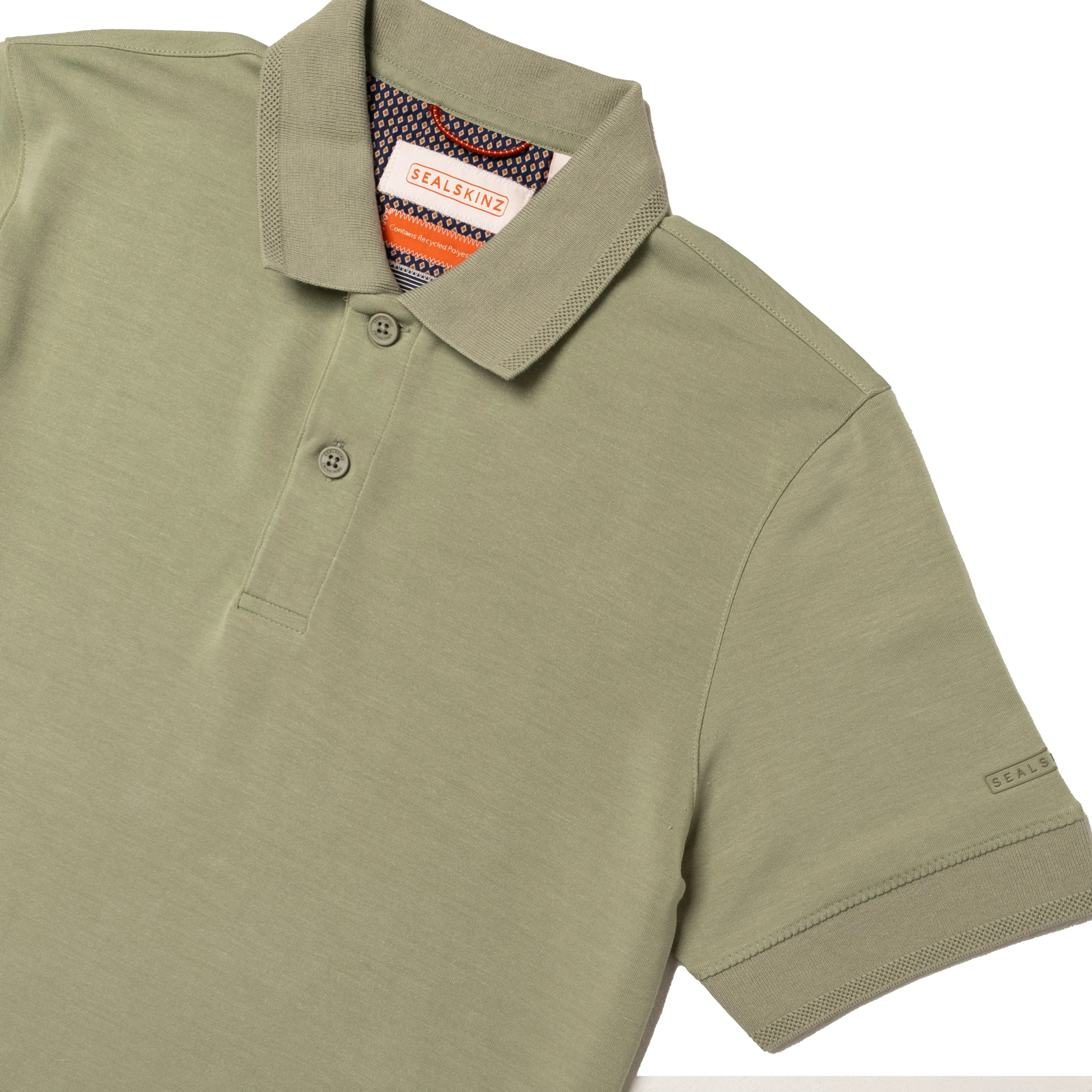 Sealskinz Short Sleeve Toftrees Polo Shirt Olive