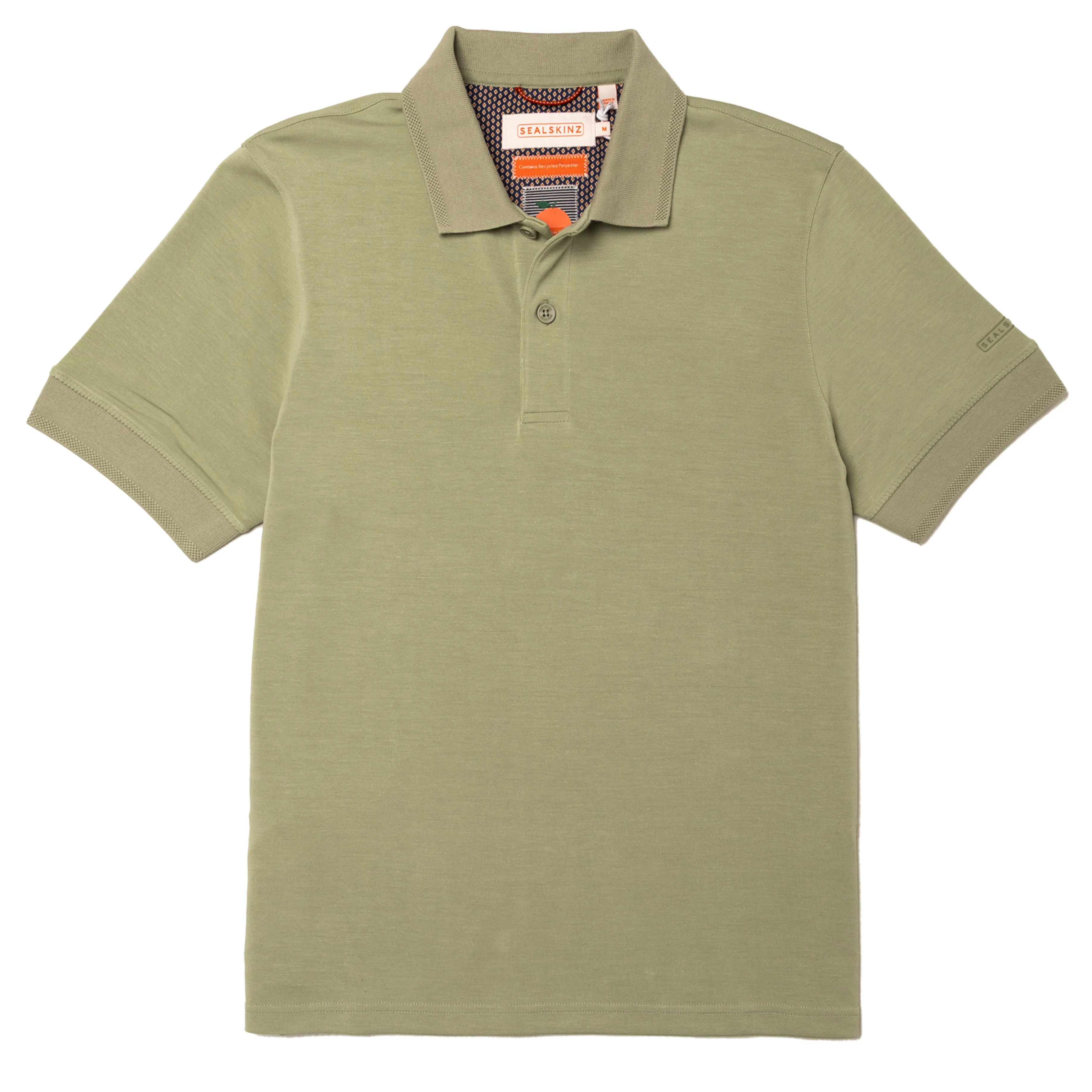 Sealskinz Short Sleeve Toftrees Polo Shirt Olive