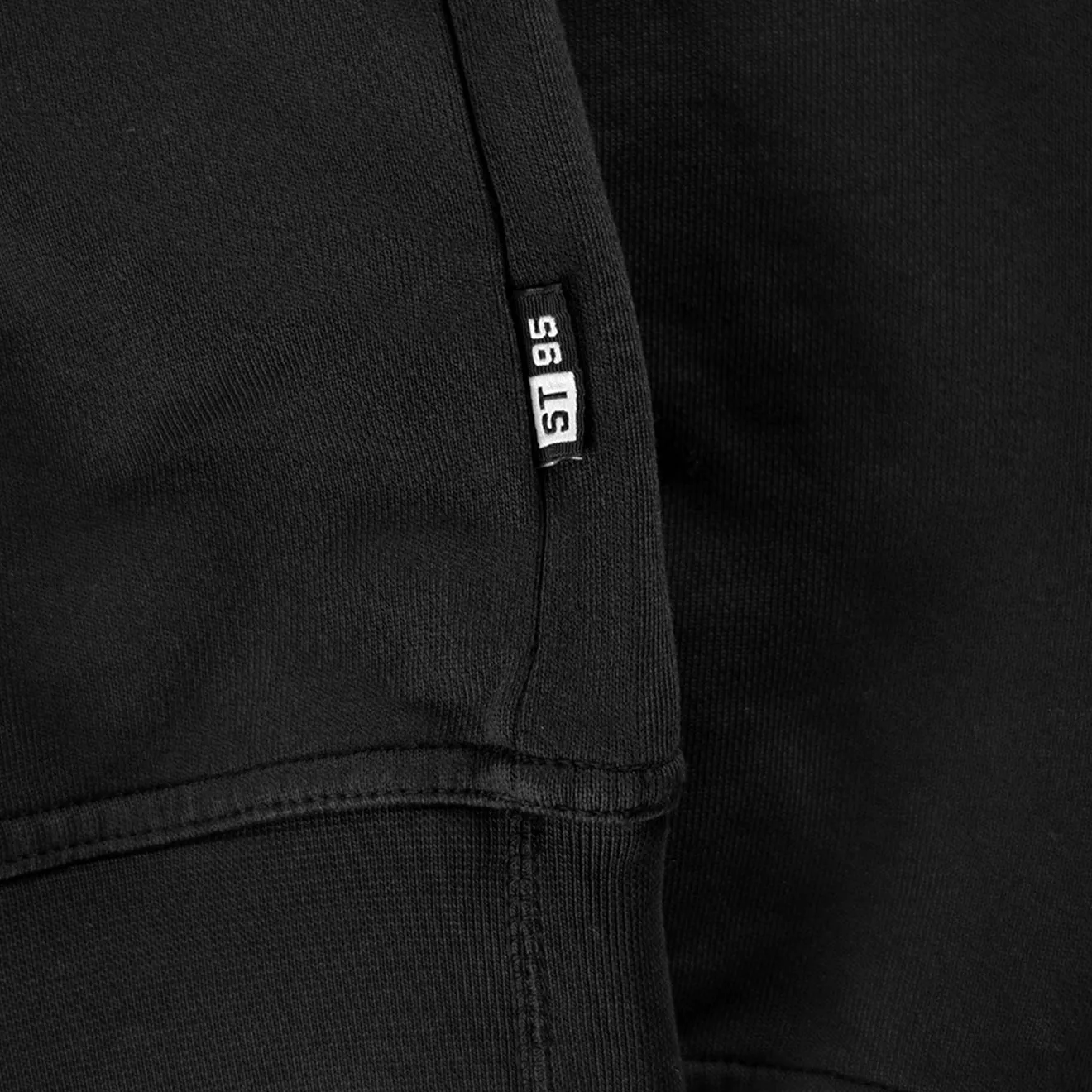 ST95 Luna Nucleo Oversized Crew Sweatshirt Black