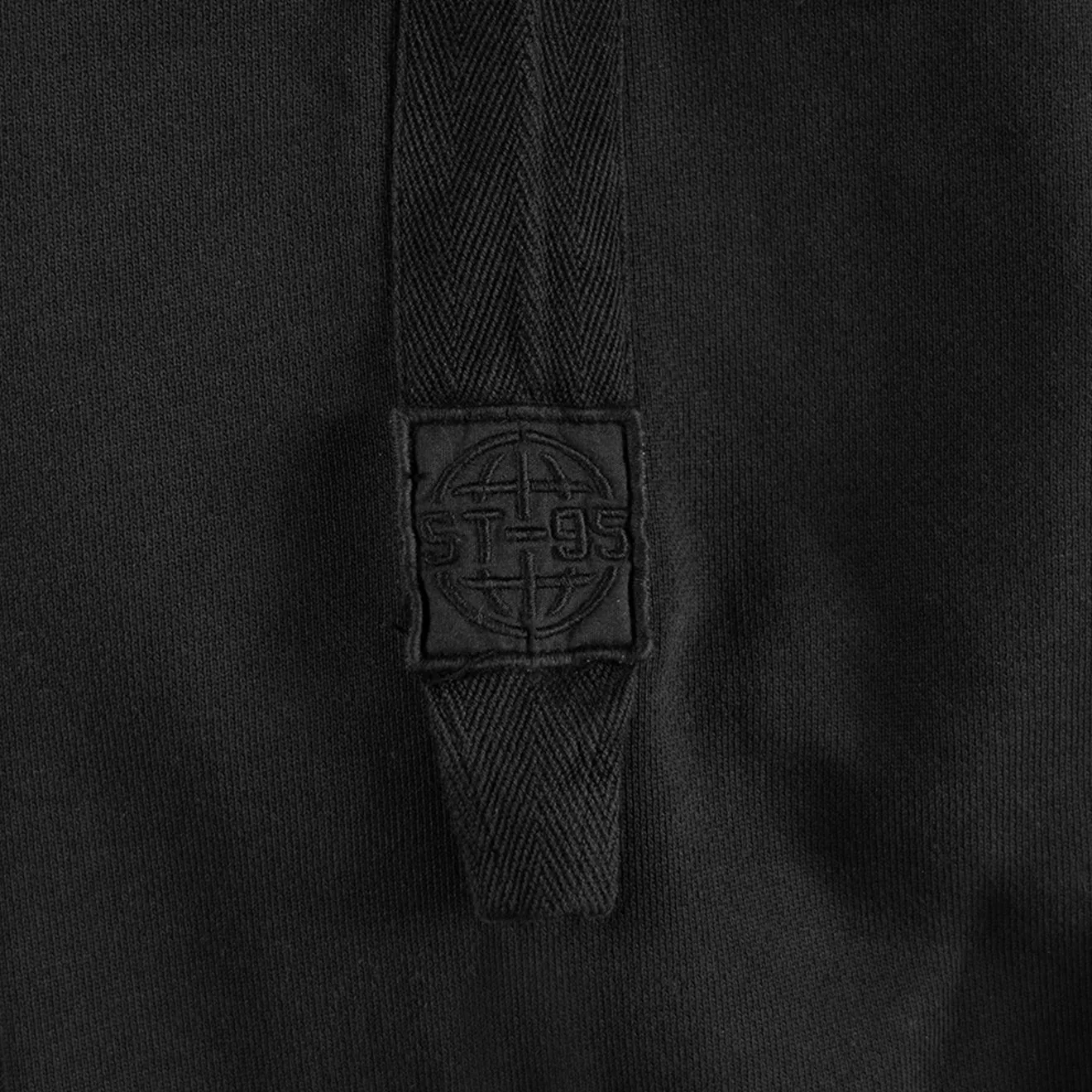 ST95 Luna Nucleo Oversized Crew Sweatshirt Black