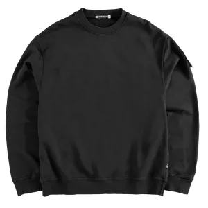 ST95 Luna Nucleo Oversized Crew Sweatshirt Black