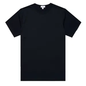 Sunspel S/S Crew Neck Tee Midnight Navy