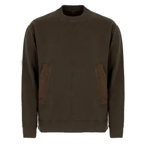 Ten C Crew Sweatshirt Felpa Girocollo Green