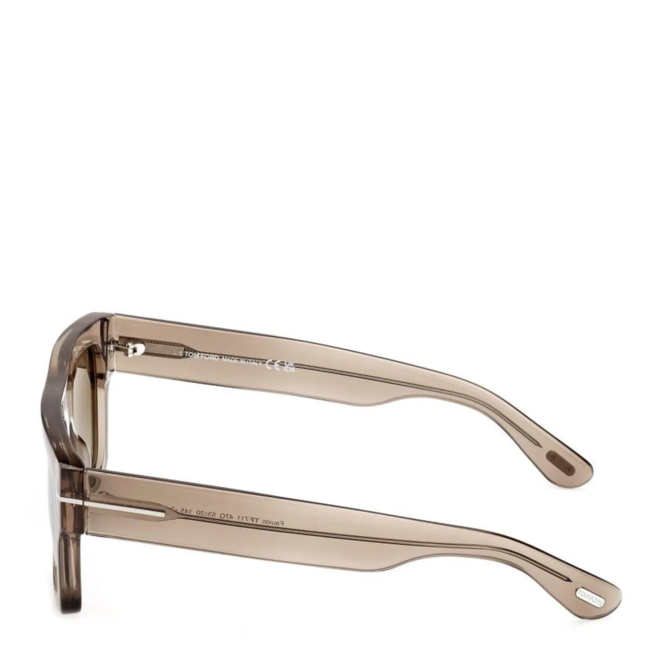 Tom Ford Fausto Sunglasses FT0711 47Q 53 Light Brown