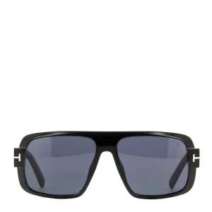Tom Ford Turner Sunglasses FT1101 01A 58 Black