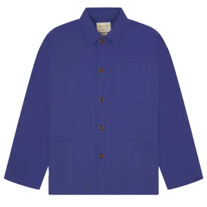 Uskees 3001 Buttoned Overshirt Ultra Blue