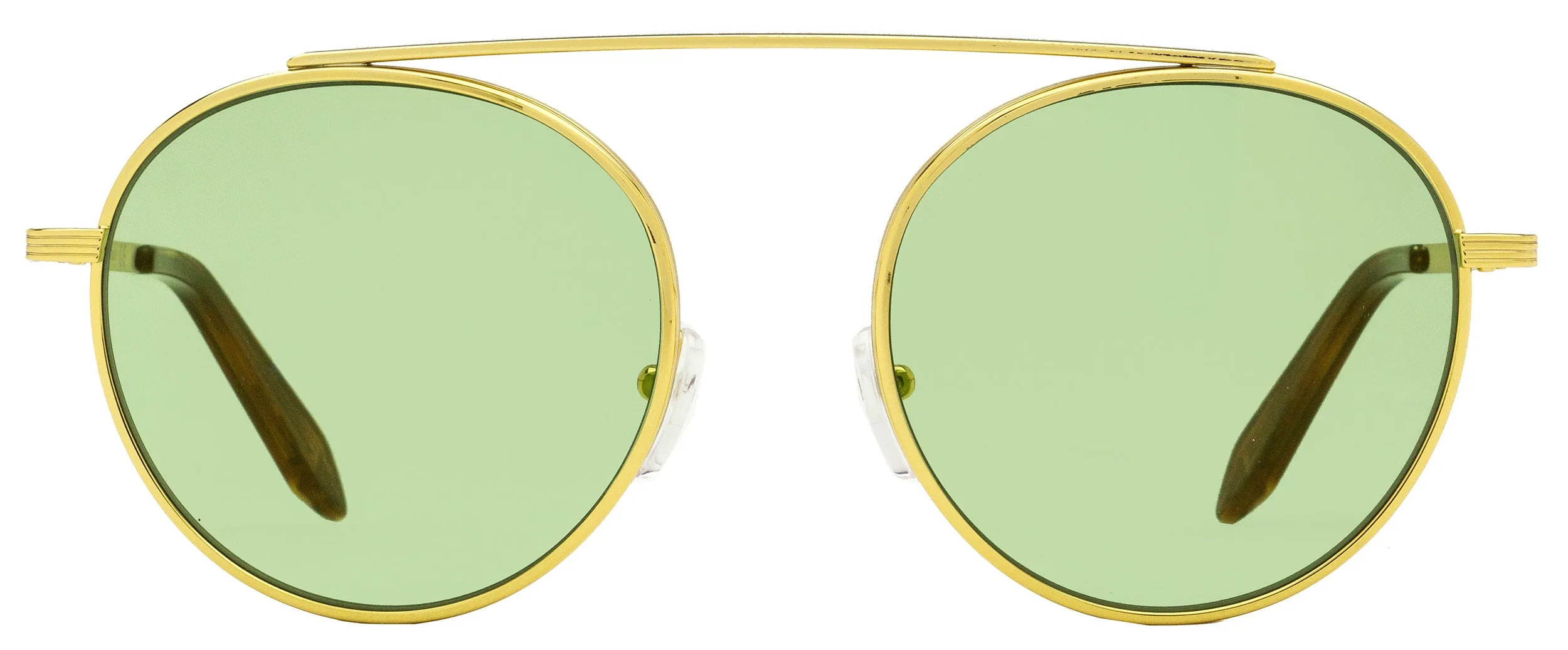 Victoria Beckham Women's Oval Sunglasses VBS137 C03 Gold/Brown 54mm