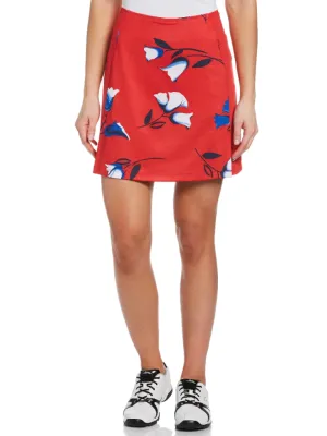 Women's Callaway Red & Blue Floral Golf Skort Size XXL. MSP$80