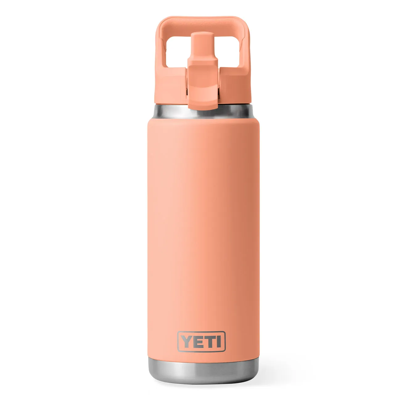 YETI Rambler 26oz Straw Bottle Lowcountry Peach